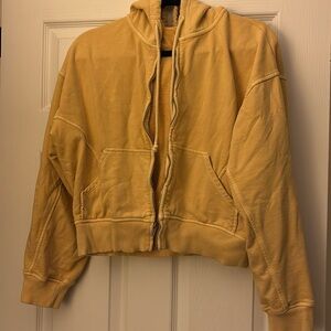 Madewell Cropped Hoodie- W’s L